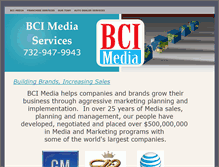 Tablet Screenshot of bcimediaservices.com